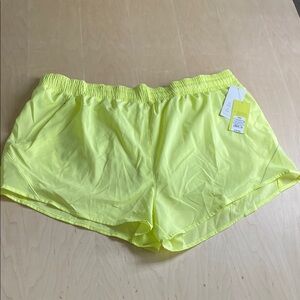 Neon Yellow Women's Shorts